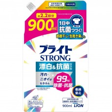 [只限店取] 獅王 Bright Strong 抗菌強效去污衣物漂白劑 補充裝 900ml  162-0889